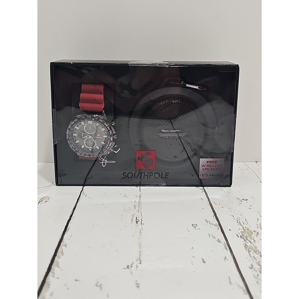 Southpole Men's Watch and Wireless Speaker Gift Set - Picture 7 of 11